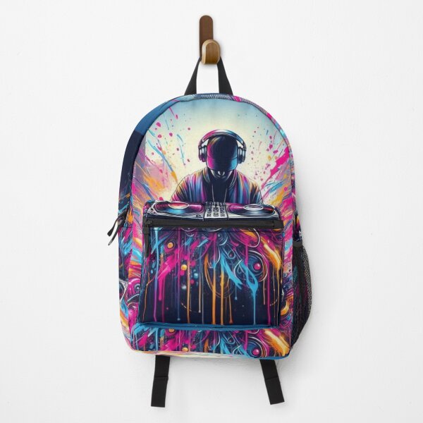 Item preview, Neon DJ Mix – Futuristic Urban Music Art designed and sold by Kruti Collection.