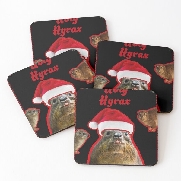 Item preview, Holy Hyrax Christmas  designed and sold by mooncakekaro.