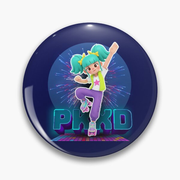Item preview, PKXD Roller Girl – Cute Skater Girl Gaming Design designed and sold by Ynteen.