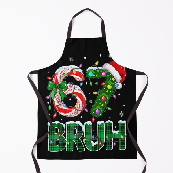 Item preview, Funny Candy Cane Pine Six Seven Number Light Bruh Christmas Design designed and sold by AnsadoWinu.