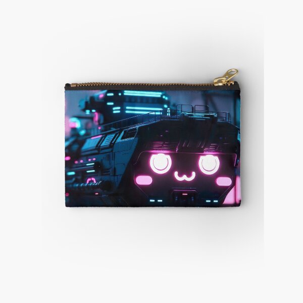 Item preview, Cyberpunk Kawaii Hover Battleship – Neon Night Cruiser designed and sold by NordseeSteel.