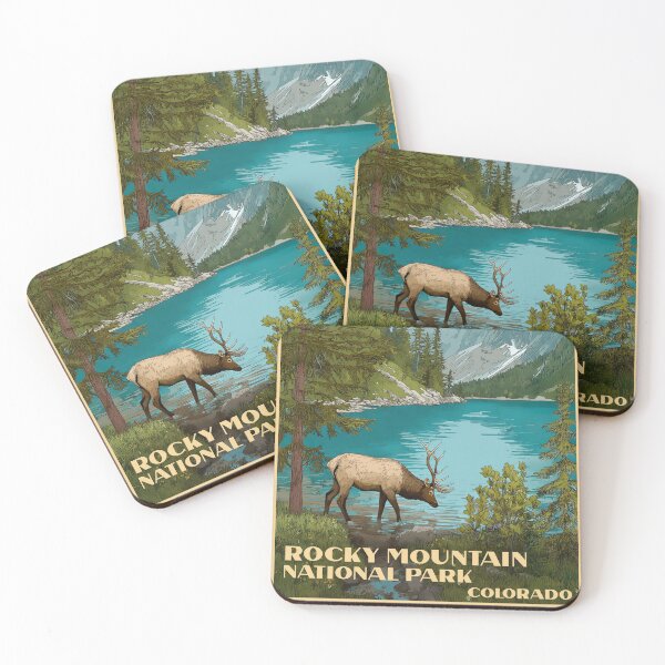 Item preview, Rocky Mountain National Park Vintage  designed and sold by Natethokle.