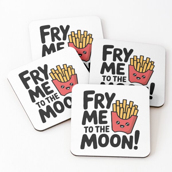 Item preview, Fry Me To The Moon! Cute Fast Food Pun designed and sold by PMCreative.