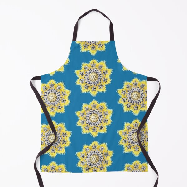 Item preview, Retro Science - Haeckel Vintage Art -  Polycyttaria - Azure Blue designed and sold by FUNKARIUM.