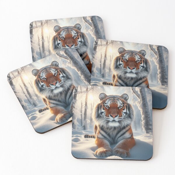 Item preview, Tiger of the Frozen Wilderness designed and sold by nikkolaus.