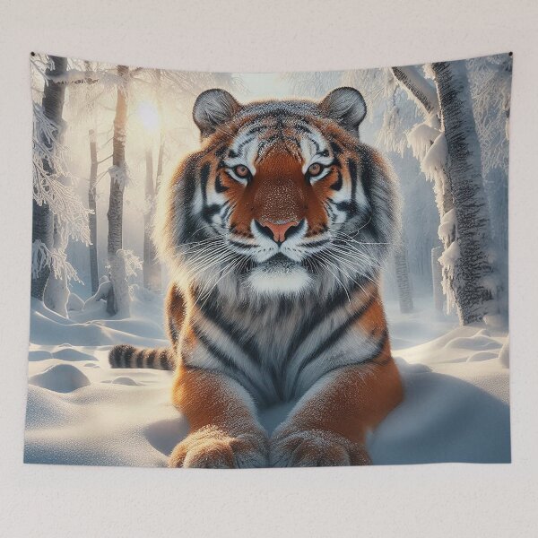 Item preview, Tiger of the Frozen Wilderness designed and sold by nikkolaus.