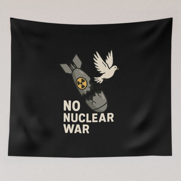 Item preview, No nuclear weapons, peace dove designed and sold by Radixbarny.