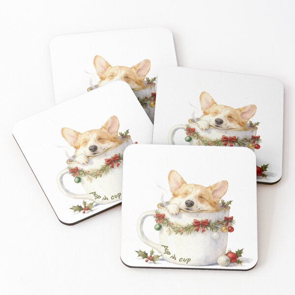 Item preview, Pup In Cup designed and sold by WildMint Art.