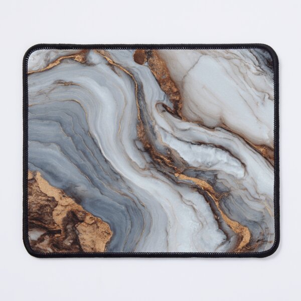 Item preview, White and golden marble pattern designed and sold by SmileshareShop.