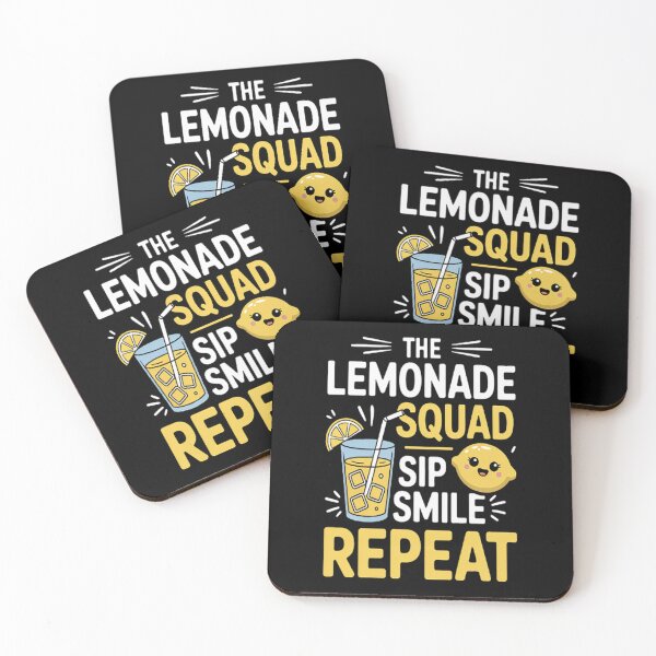 Item preview, Cute Lemon Juice The Lemonade Stand Squad Sip Smile Repeat designed and sold by Lucaseinar.