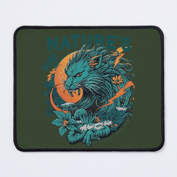 Item preview, Nature's Fury Tiger Graphic T-Shirt | Aggressive Jungle Cat Tattoo Style Print | Vintage Outdoor Adventure Wildlife PNG Digital Art designed and sold by HimBoo.