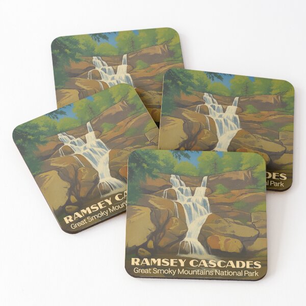 Item preview, Ramsey Cascades, Great Smoky Mountain National Park Vintage  designed and sold by Natethokle.