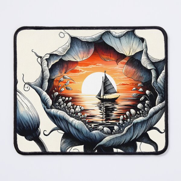 Item preview, Copy of Flower Boat, Ai Generated Art designed and sold by ACC .