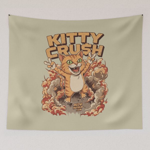 Item preview, Kitty Crush Meow Mayhem - Explosive Cat designed and sold by AwesomeBeyondLimits.