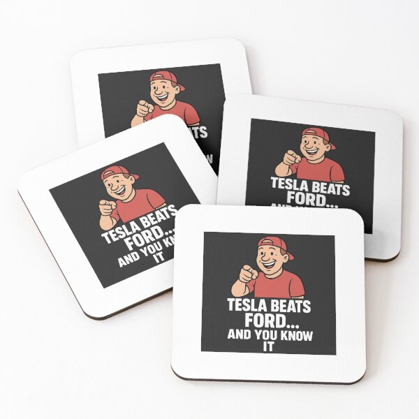 Item preview, TESLA BEATS FORD designed and sold by Trend Drops Mad.