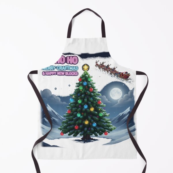 Item preview, Blocky Christmas Tree Winter Scene designed and sold by Fun-and-joy.