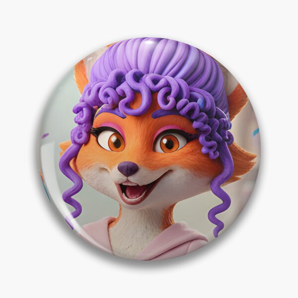 Item preview, fashion foxes in hair salon designed and sold by Nikoleta Vukovic.