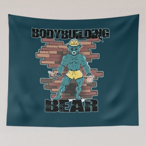 Item preview, Bodybuilding Bear – Funny Gym  Lifting Design designed and sold by Kyradem.