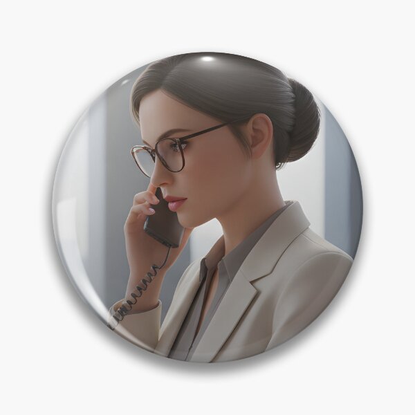 Item preview, the young female secretary is working on reception designed and sold by Nikoleta Vukovic.