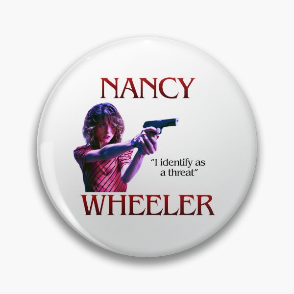 Item preview, Nancy Wheeler - Me identifico como una amenaza designed and sold by IvyDesigns18.