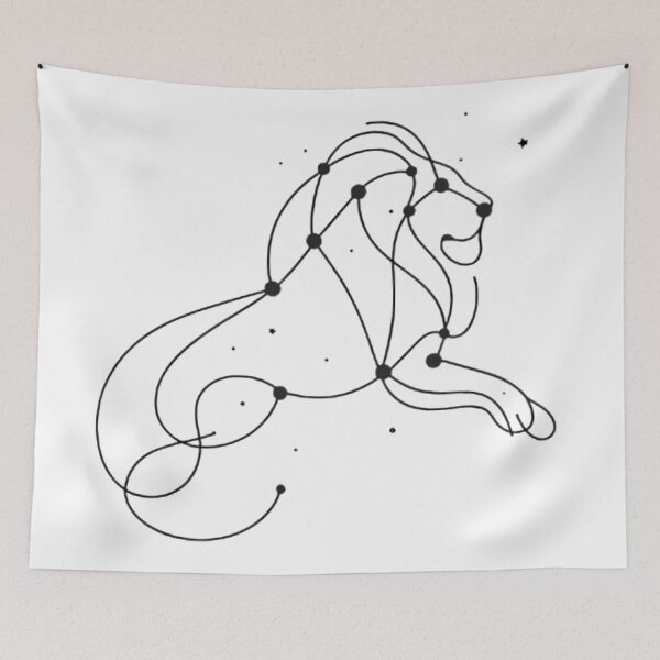 Item preview, Minimalist Leo Constellation Line Art designed and sold by thenextstepua.