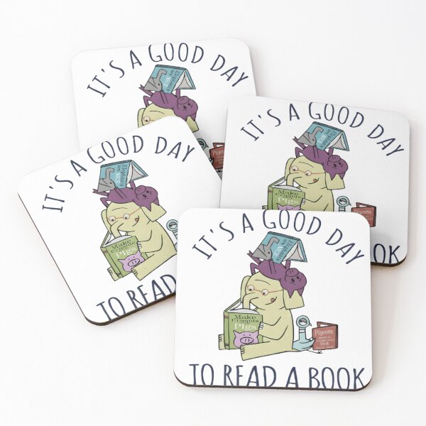 Item preview, It's A Good Day To Read, Books, Librarian, Read More Books, Bookish, Book Lover Teacher, Pig Elephant designed and sold by DesignDenDo ⭐⭐⭐⭐⭐.
