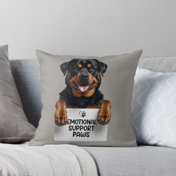 Item preview, Cute Rottweiler - Emotional Support Paws  designed and sold by SolaoLab.