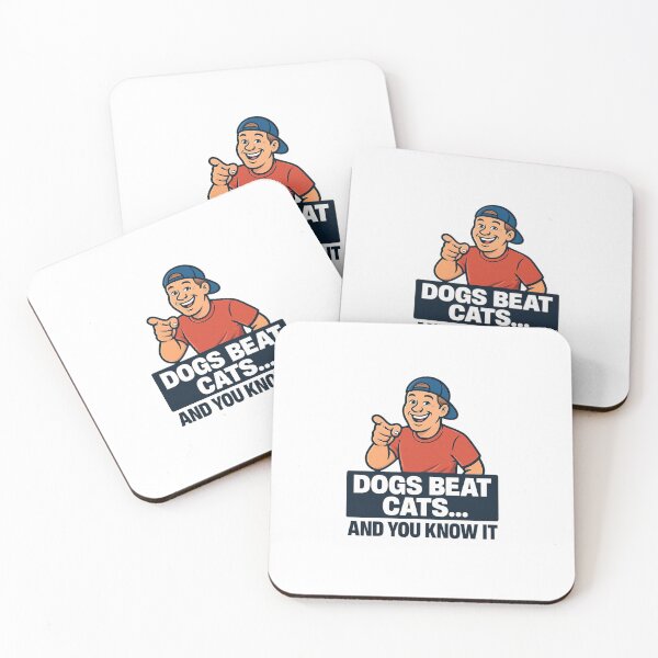 Item preview, DOGS BEAT CATS designed and sold by Trend Drops Mad.