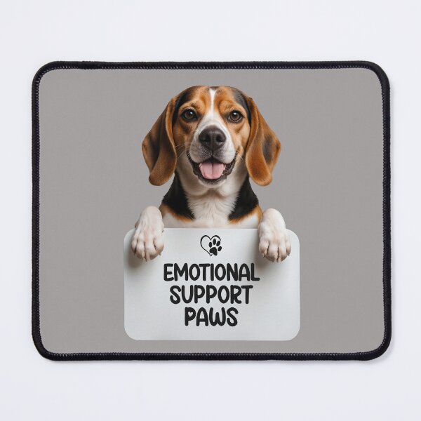 Item preview, Cute Beagle - Emotional Support Paws designed and sold by SolaoLab.