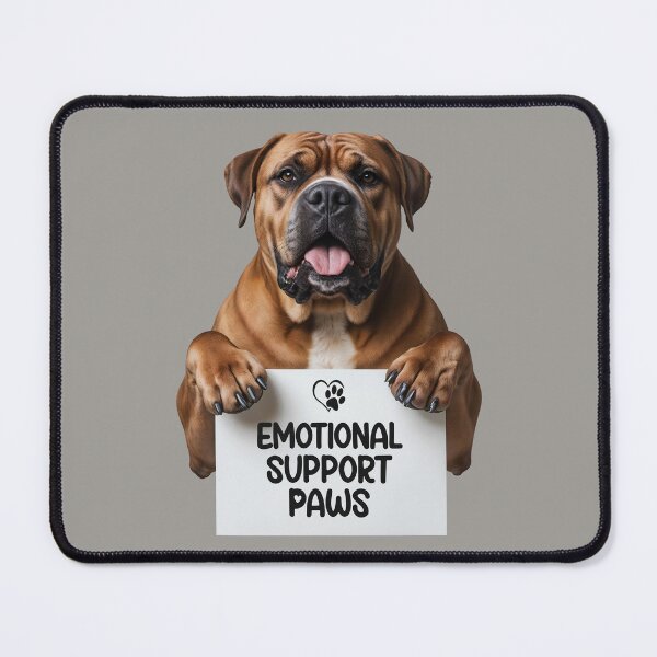 Item preview, Cute Bullmastiff - Emotional Support Paws designed and sold by SolaoLab.