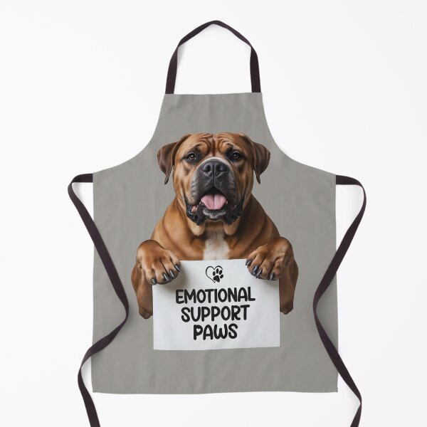 Item preview, Cute Bullmastiff - Emotional Support Paws designed and sold by SolaoLab.