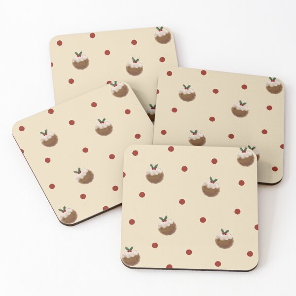 Item preview, Christmas Pudding Polka Dots designed and sold by wanderingsattva.