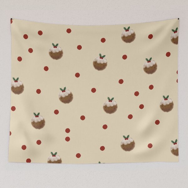 Item preview, Christmas Pudding Polka Dots designed and sold by wanderingsattva.