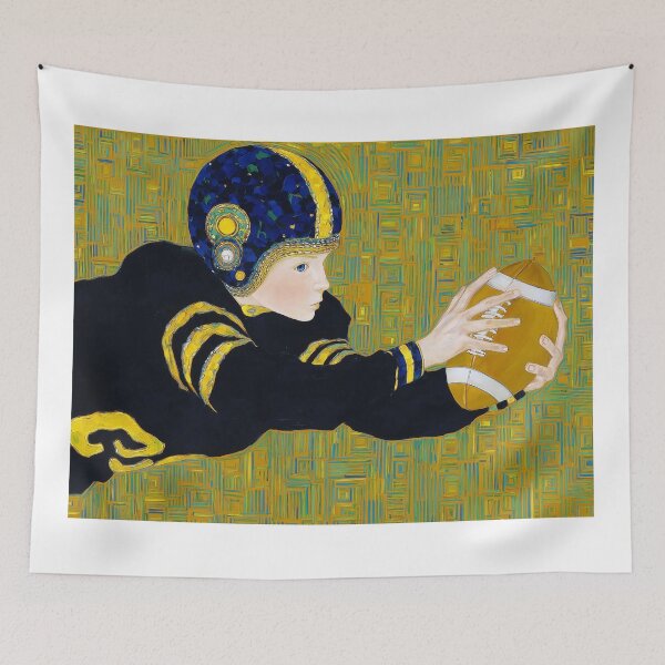 Item preview, Vintage Football Player in Action designed and sold by lautir.
