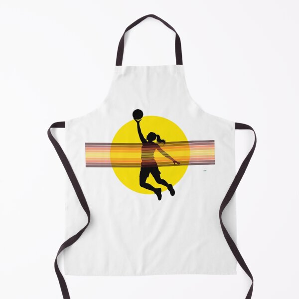 Item preview, Retro Hooper Girl Layup Basketball Shirt – Sunset Lay Up Silhouette | Hoops Fan Gift designed and sold by SlanTee.
