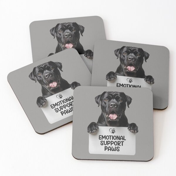 Item preview, Cute Cane Corso - Emotional Support Paws  designed and sold by SolaoLab.