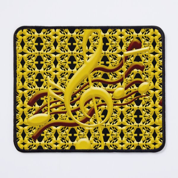 Item preview, Gold Metal Grid and Musical Notes designed and sold by mavicfe.