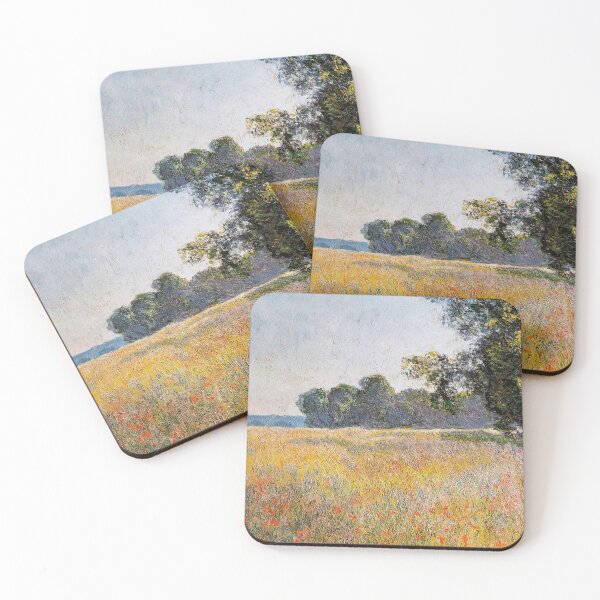 Item preview, Field of Oats and Poppies by Monet designed and sold by tomorrowsart.