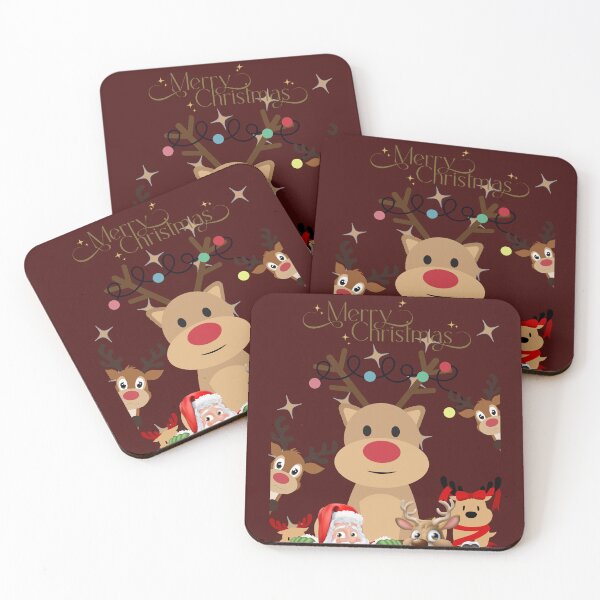 Item preview, Cute Little Reindeer with Santa - Funny Merry Christmas Design. designed and sold by LunaPrintCo.