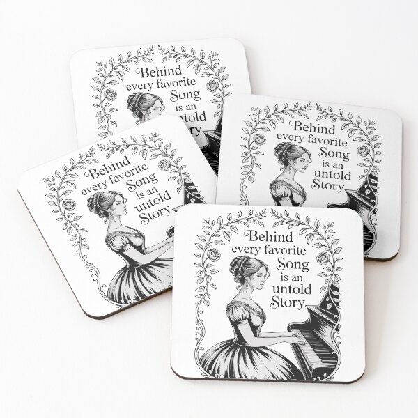 Item preview, Behind Every Favorite Song Is An Untold Story - Vintage Piano Art designed and sold by MAGICKEY2024.