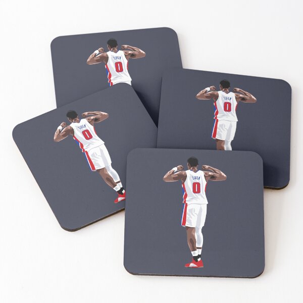 Item preview, Jalen Duren Vector Back White Qiangy designed and sold by qiangdade.