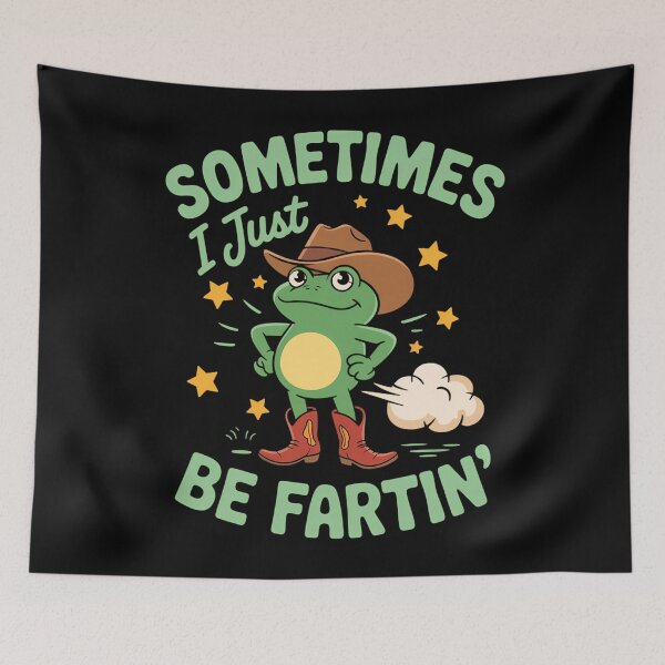 Item preview, Sometimes I Just Be Fartin_ Joke Frog meme designed and sold by TikCore.