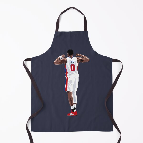 Item preview, Jalen Duren Vector Back White Qiangy designed and sold by qiangdade.