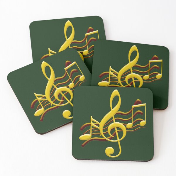 Item preview, Musical Notes (Gold) designed and sold by mavicfe.