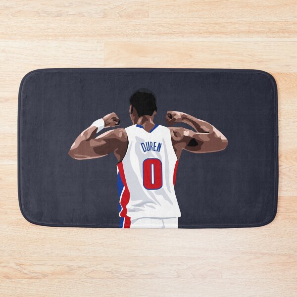 Item preview, Jalen Duren Vector Back White Above Waist Qiangy designed and sold by qiangdade.