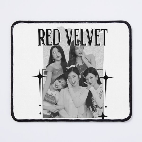 Item preview, red velvet K-Pop Girl Group Portrait K-music south korean girl group Scrapbook Collage Cozy Y2K Vintage Design designed and sold by HELL0WBELLO.
