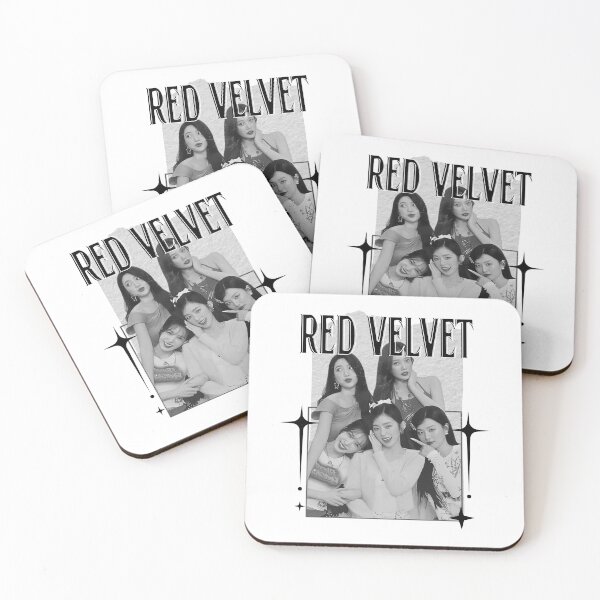 Item preview, red velvet K-Pop Girl Group Portrait K-music south korean girl group Scrapbook Collage Cozy Y2K Vintage Design designed and sold by HELL0WBELLO.