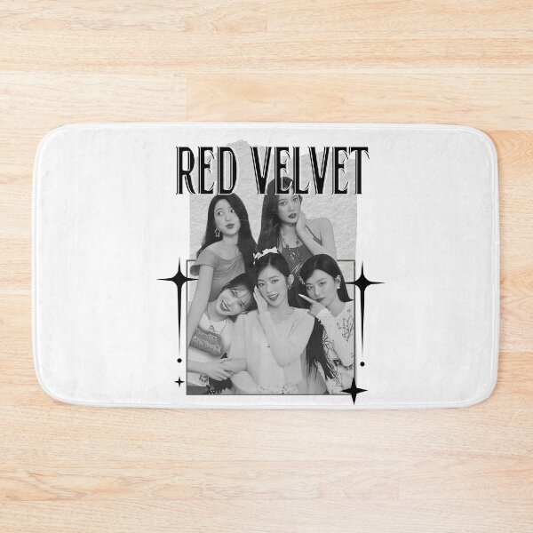 Item preview, red velvet K-Pop Girl Group Portrait K-music south korean girl group Scrapbook Collage Cozy Y2K Vintage Design designed and sold by HELL0WBELLO.