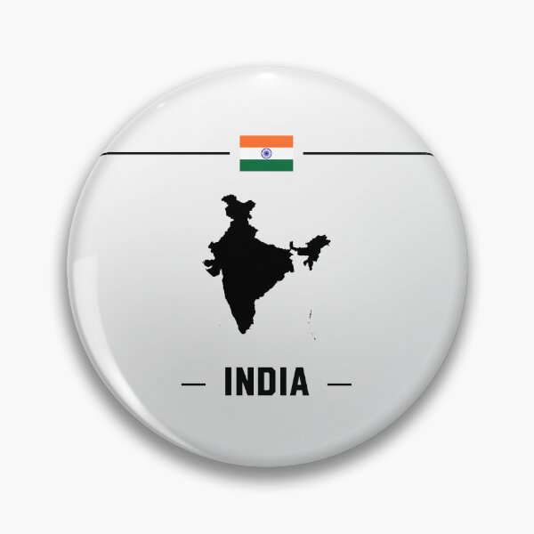Item preview, Proudly India – Flag & Map Minimalist Design designed and sold by mashmosh.