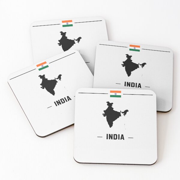 Item preview, Proudly India – Flag & Map Minimalist Design designed and sold by mashmosh.